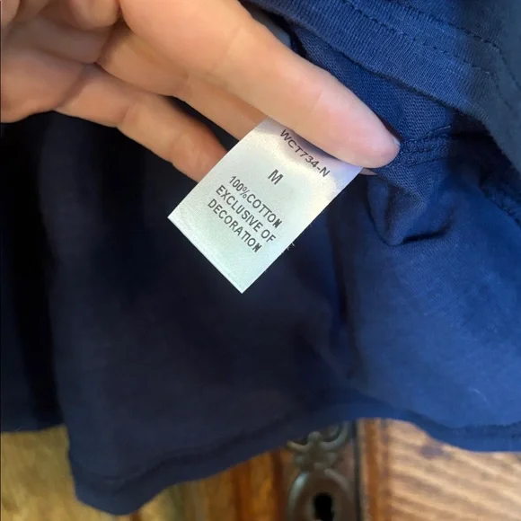 THML Navy Top with Multicolor Embroidery - Picture 6 of 9